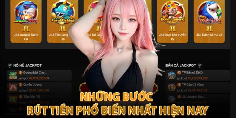 Quy trình rút tiền 23WIN qua 3 phương thức 