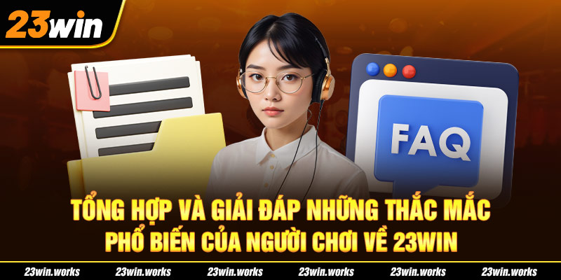 Tổng hợp và giải đáp những thắc mắc phổ biến của người chơi về 23WIN